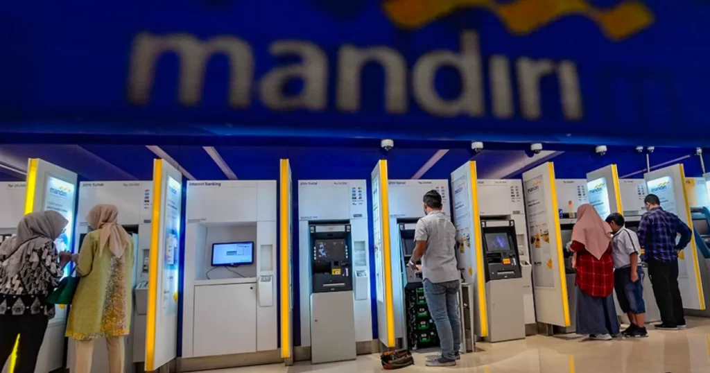 melalui bank mandiri