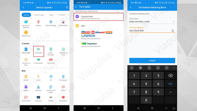 langkah-langkah Transfer Dana ke Ovo dengan Fitur Tarik Saldo
