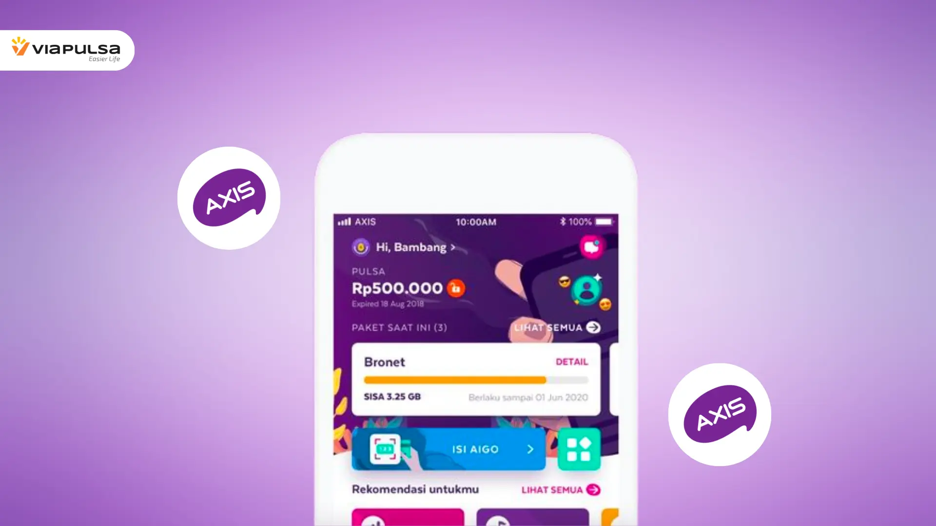 Cara Pinjam Pulsa Darurat AXIS dengan 2 Langkah