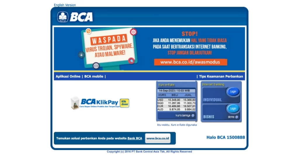 Cara Daftar Klik BCA Cara Daftar Klik BCA
